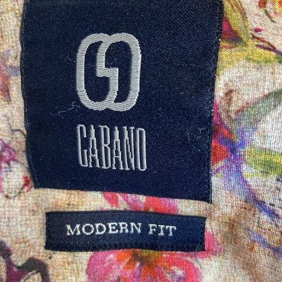 Gabano Spring Butterfly Casual Button Down M Fit Bought in Amsterdam Flowers - Picture 13 of 14